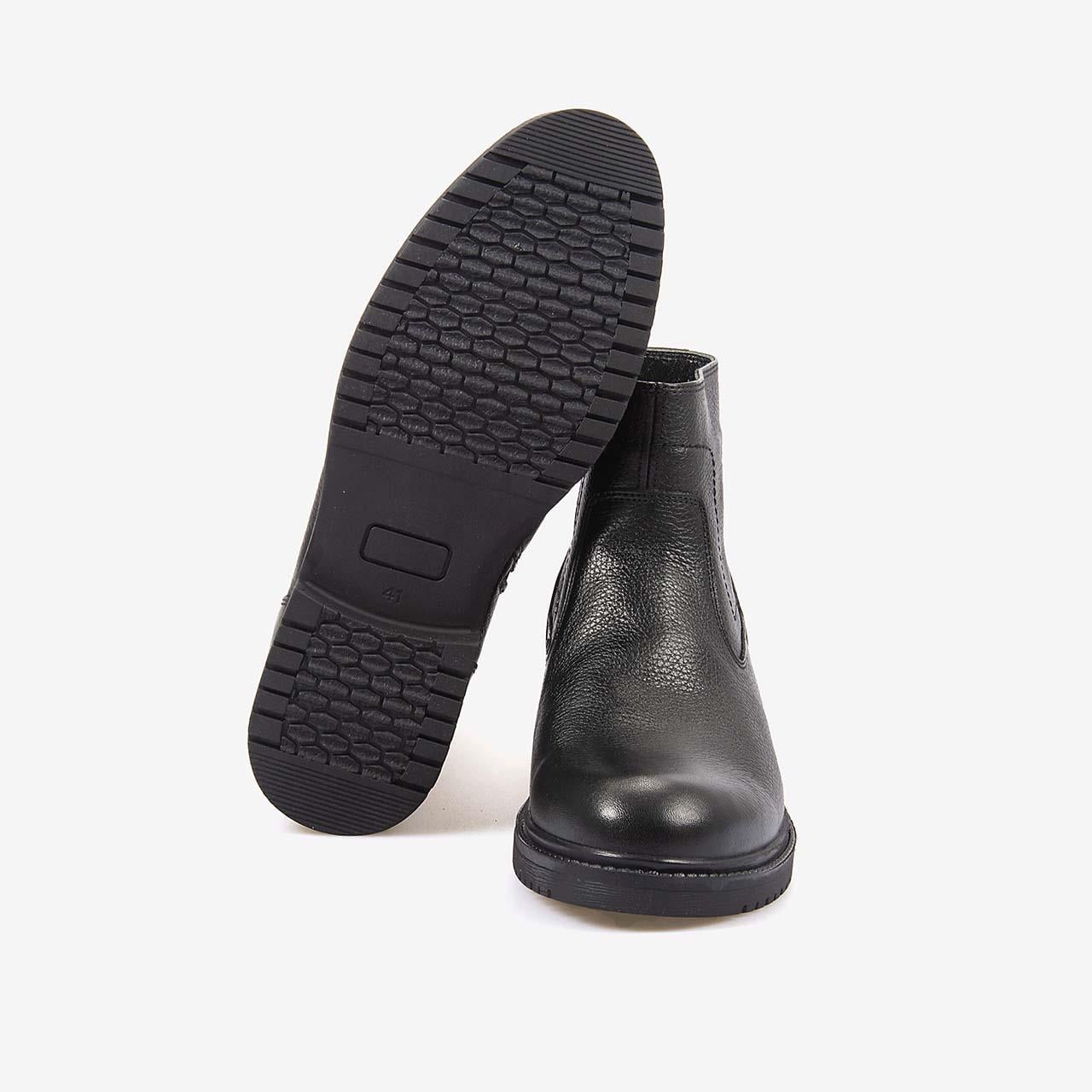 Kemal Tanca Hakiki Deri İçi Kürklü Erkek Bot P25061