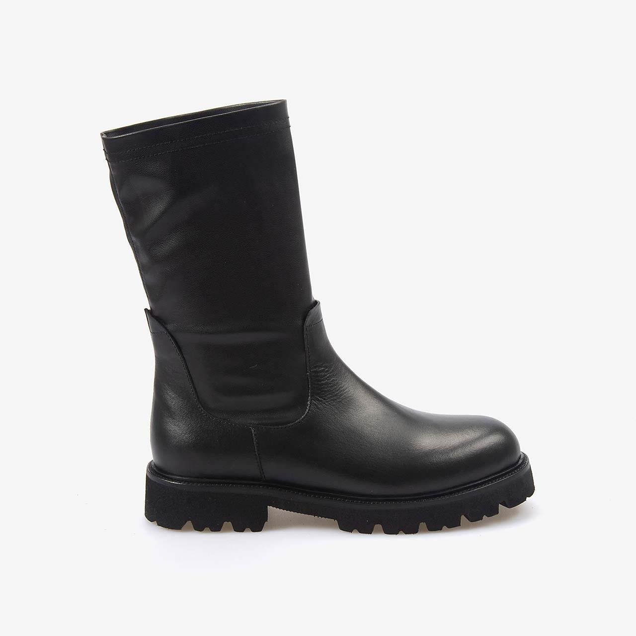 Kemal Tanca  Hakiki Deri Kadın Bot 7003