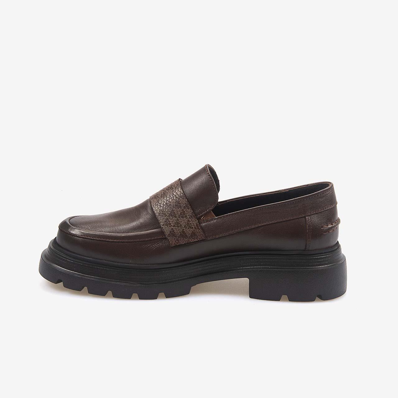 Kemal Tanca  Hakiki Deri Kadın Günlük Ayakkabı T802