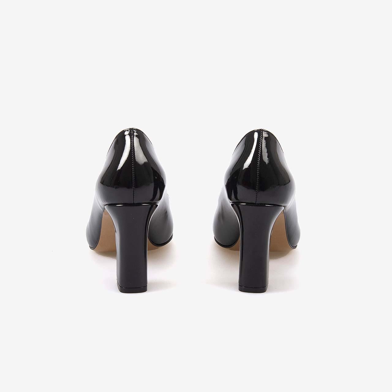 Kemal Tanca Hakiki Deri Rugan Kadın Topuklu Ayakkabı 13