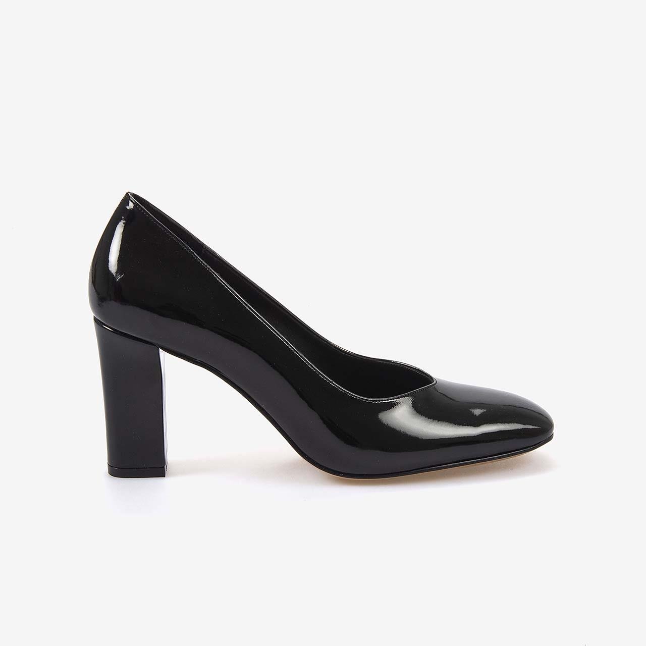 Kemal Tanca Hakiki Deri Rugan Kadın Topuklu Ayakkabı 13