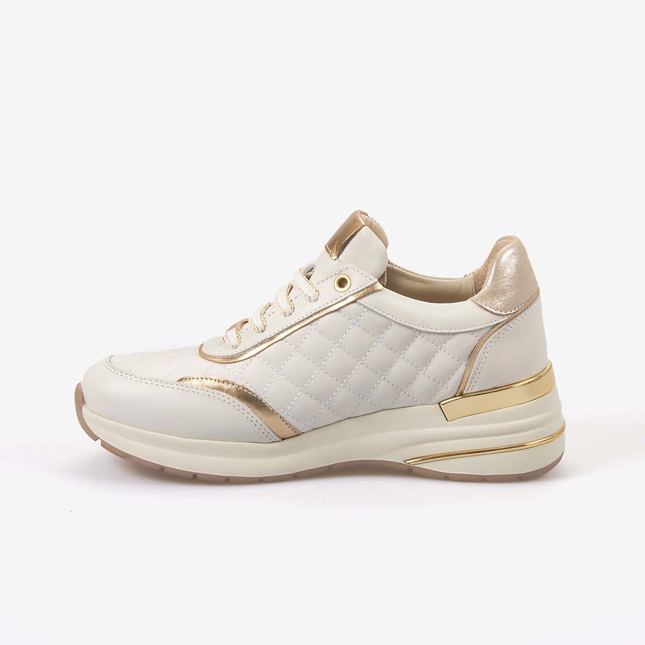 Kemal Tanca Kadın Eva Taban Kapitone Dikiş Bağcıklı Spor & Sneaker Ayakkabı 7100
