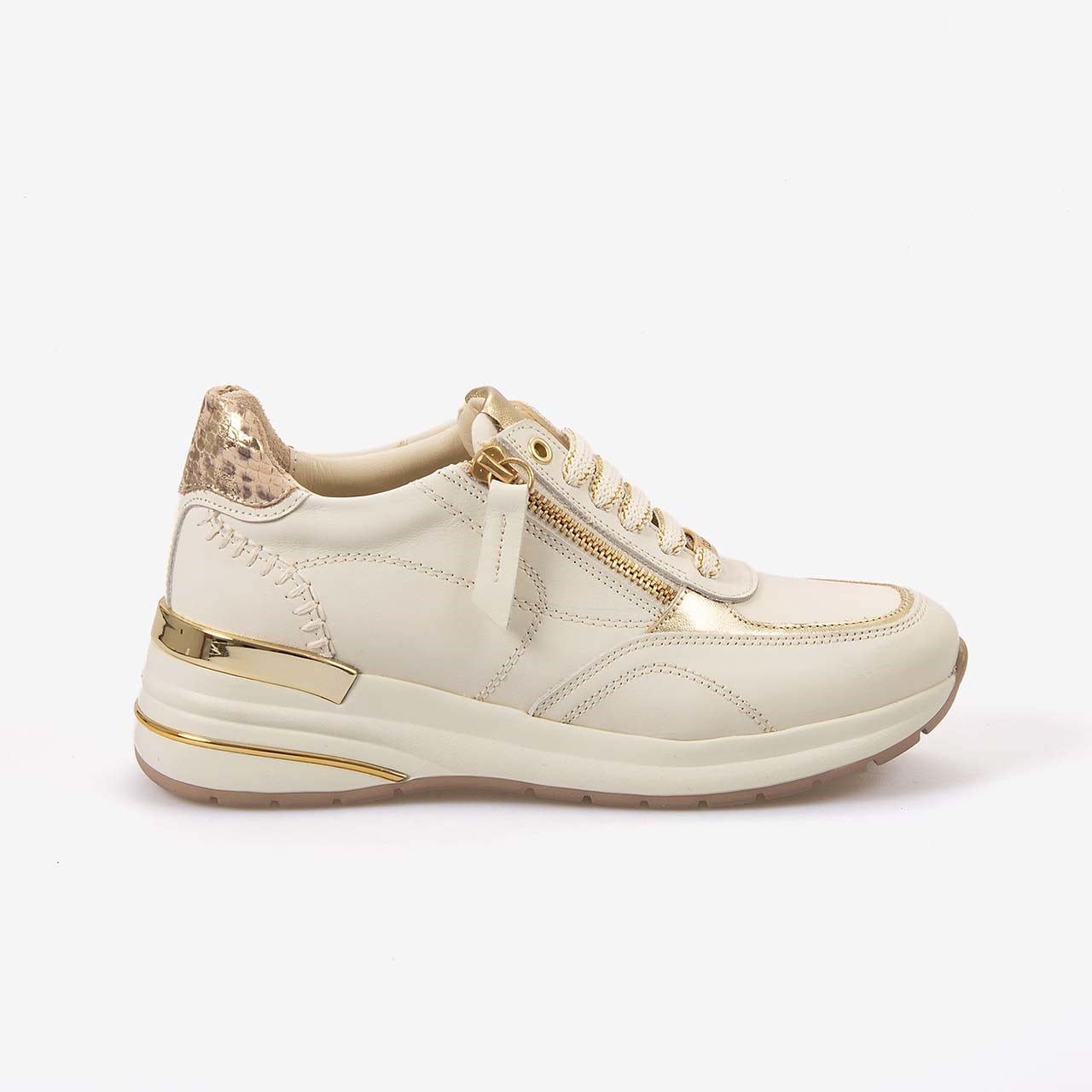 Kemal Tanca Kadın Eva Tabanlı Fermuar Detaylı Bağcıklı Casual Spor & Sneaker Ayakkabı 7015