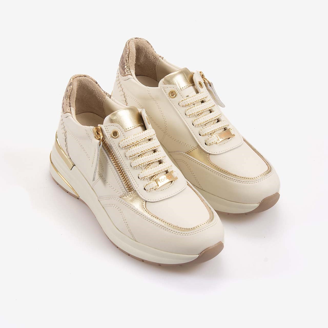 Kemal Tanca Kadın Eva Tabanlı Fermuar Detaylı Bağcıklı Casual Spor & Sneaker Ayakkabı 7015