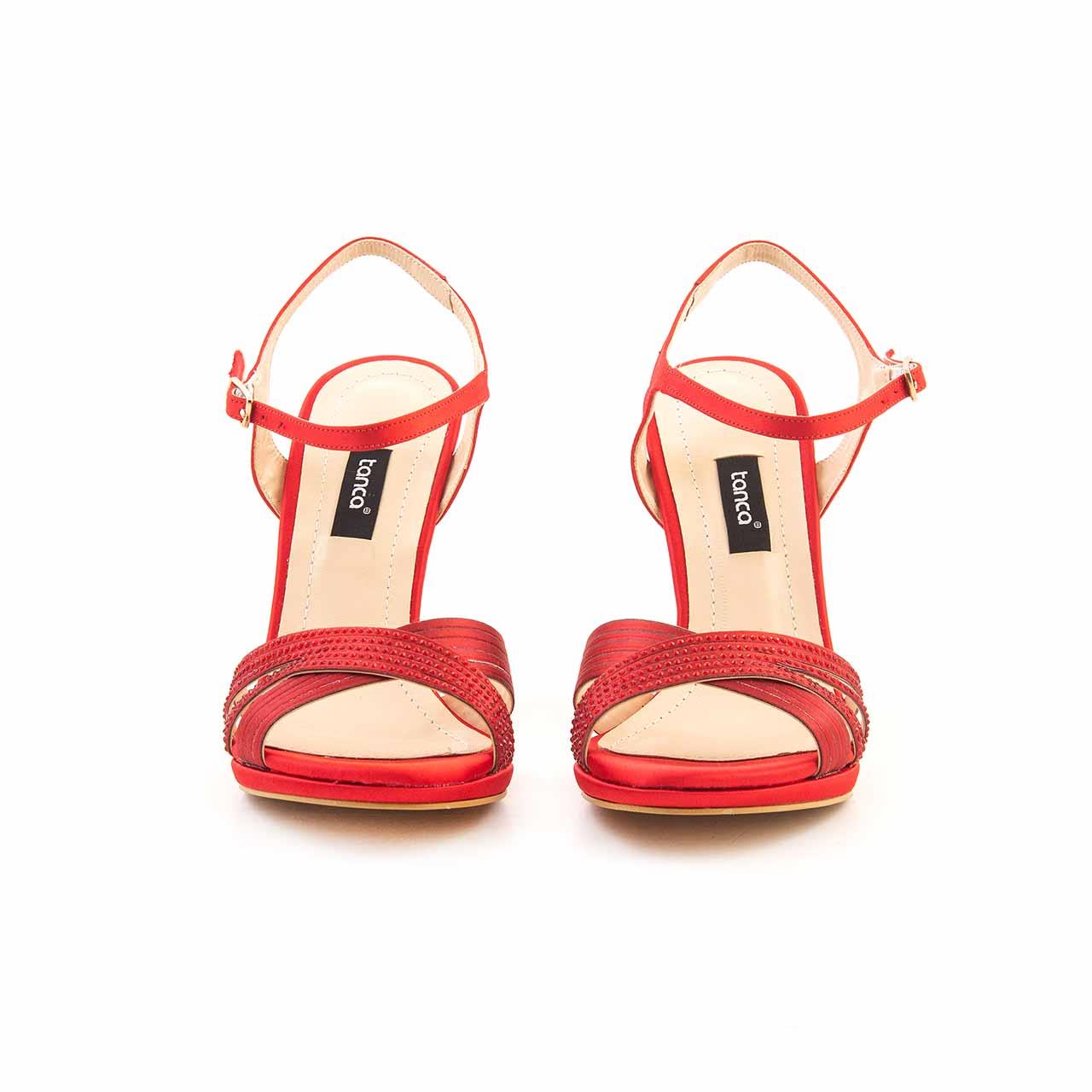 Kemal Tanca Kadın Vegan Neolit Taban Kırmızı Gece & Abiye Ayakkabı