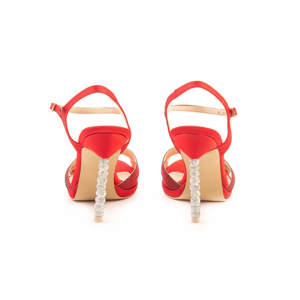 Kemal Tanca Kadın Vegan Neolit Taban Kırmızı Gece & Abiye Ayakkabı