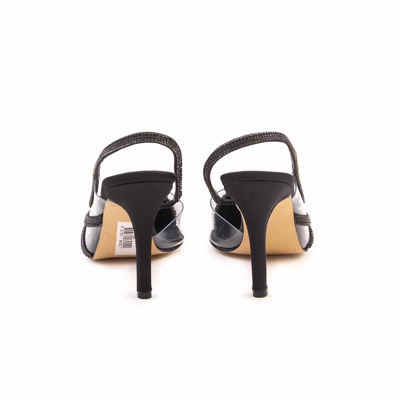 Kemal Tanca Kadın Vegan Microlight Taban Siyah Gece & Abiye Ayakkabı