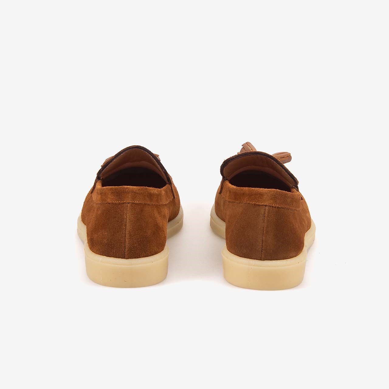 Kemal Tanca Kadın Kauçuk Tabanlı Süet Loafer 15001