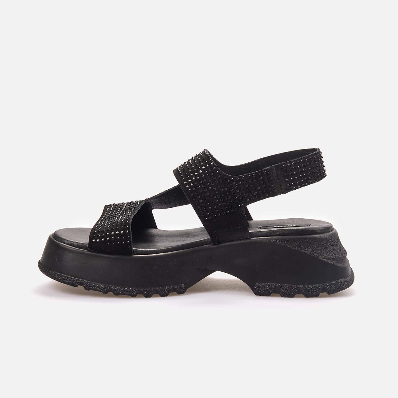 Kemal Tanca  Platform Topuk Kadın Sandalet 122-24