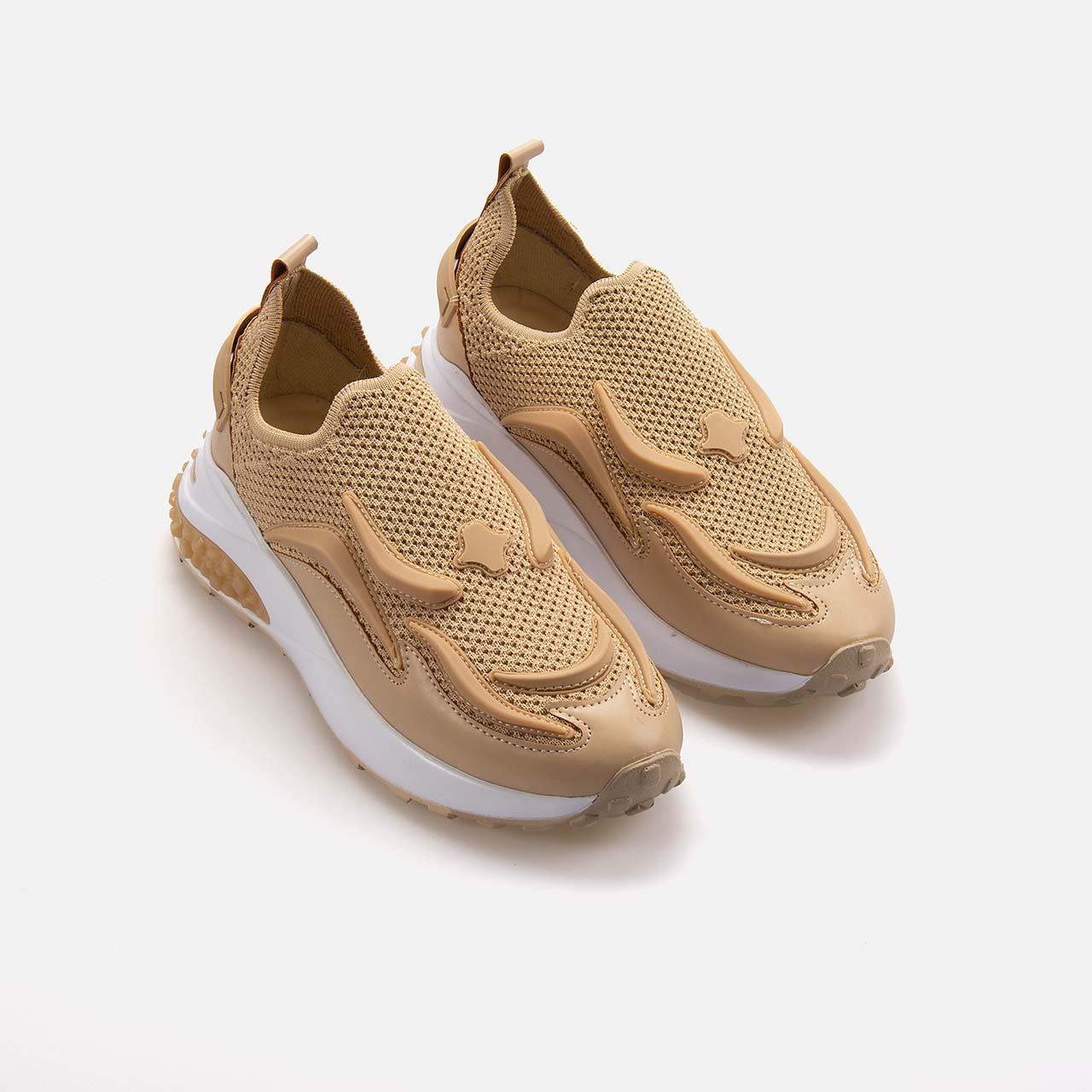 Kemal Tanca  Taşlı Kadın Spor & Sneaker Ayakkabı 039