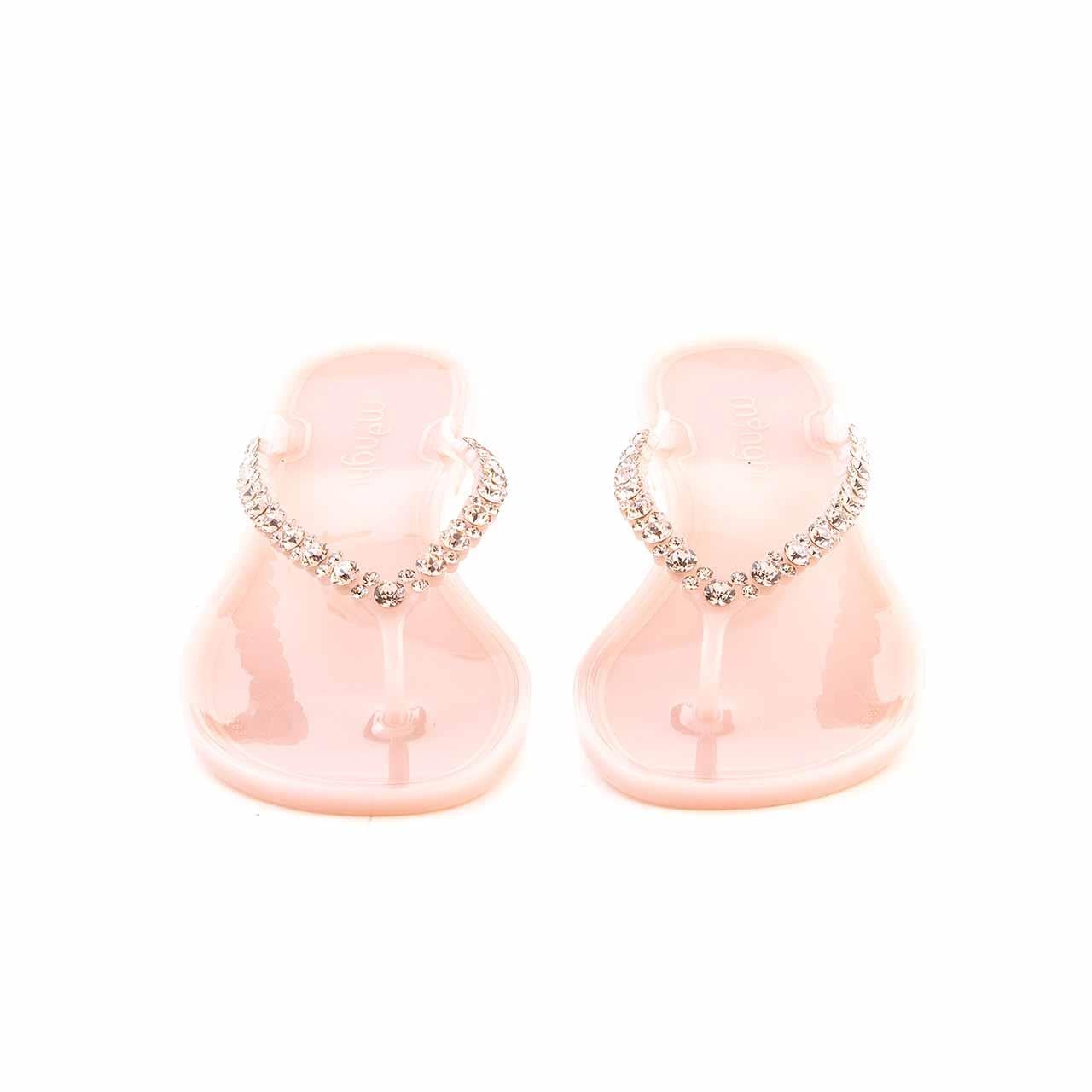 Menghi Kadın Pvc Pvc Taban Pembe Terlik Terlik