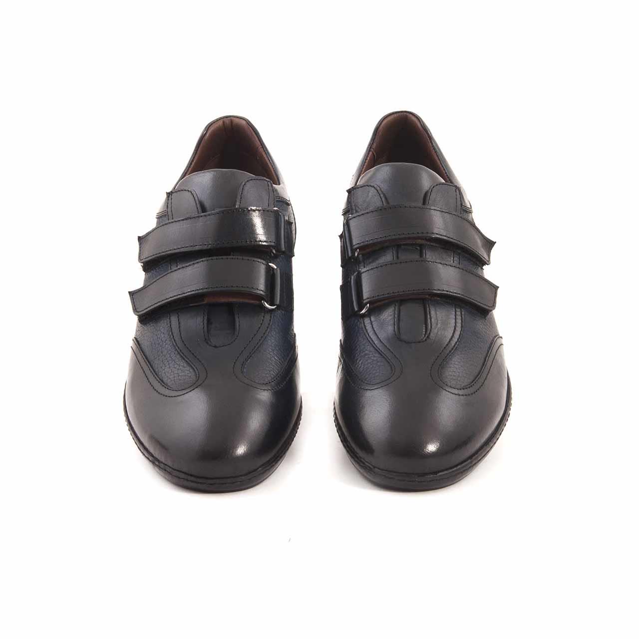 Mocassini Erkek Hakiki Deri Kauçuk Taban Lacivert Spor & Sneaker Ayakkabı