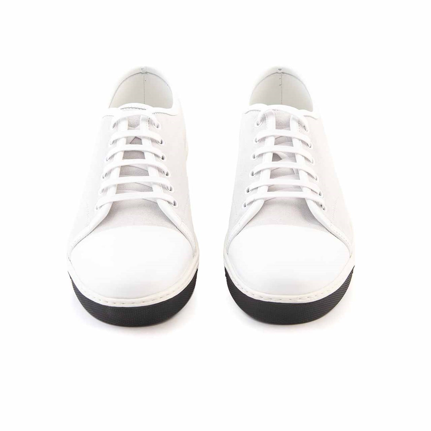 Mocassini Erkek Hakiki Deri Kauçuk Taban Beyaz Süet Spor & Sneaker Ayakkabı