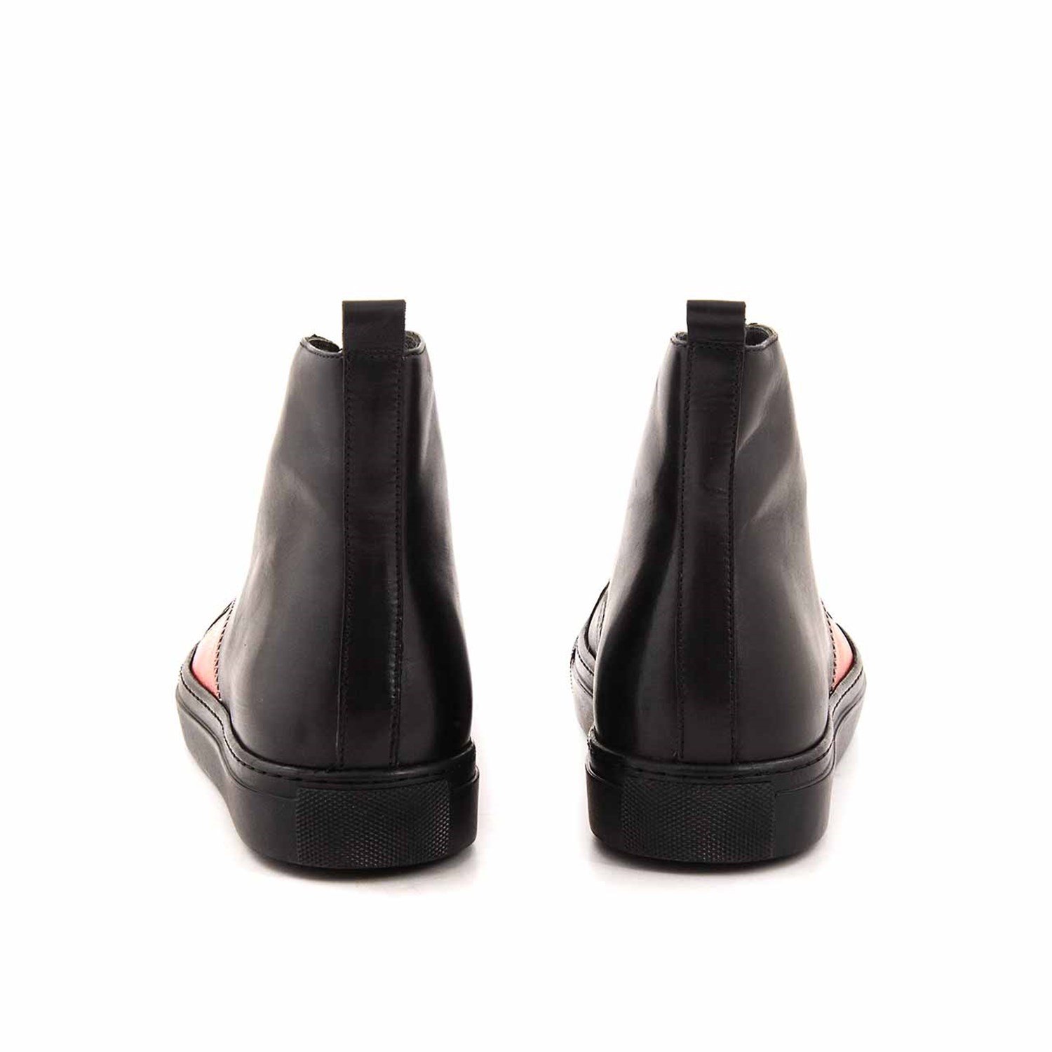 Mocassini Erkek Hakiki Deri Kauçuk Taban Siyah Spor & Sneaker Ayakkabı