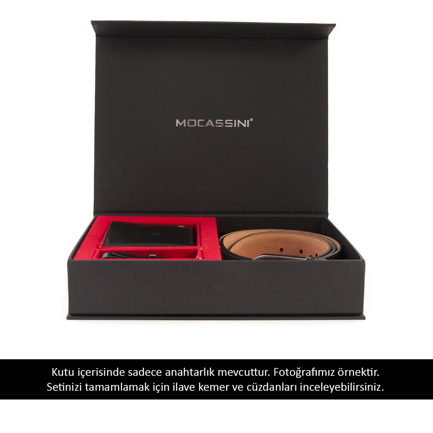 Mocassini Erkek Hakiki Deri Siyah Anahtarlık Anahtarlık