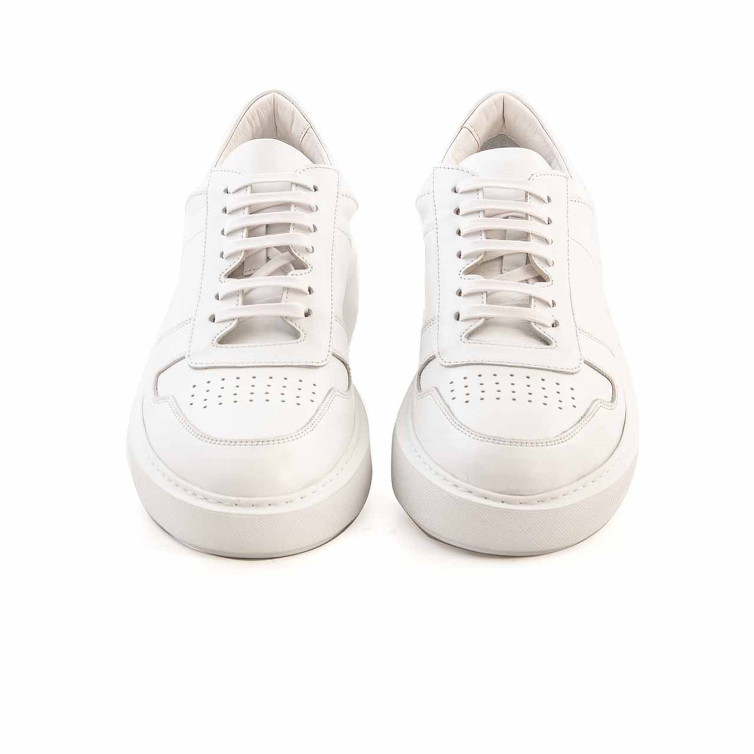 Mocassini Erkek Hakiki Deri Kauçuk Taban Beyaz Spor & Sneaker Ayakkabı