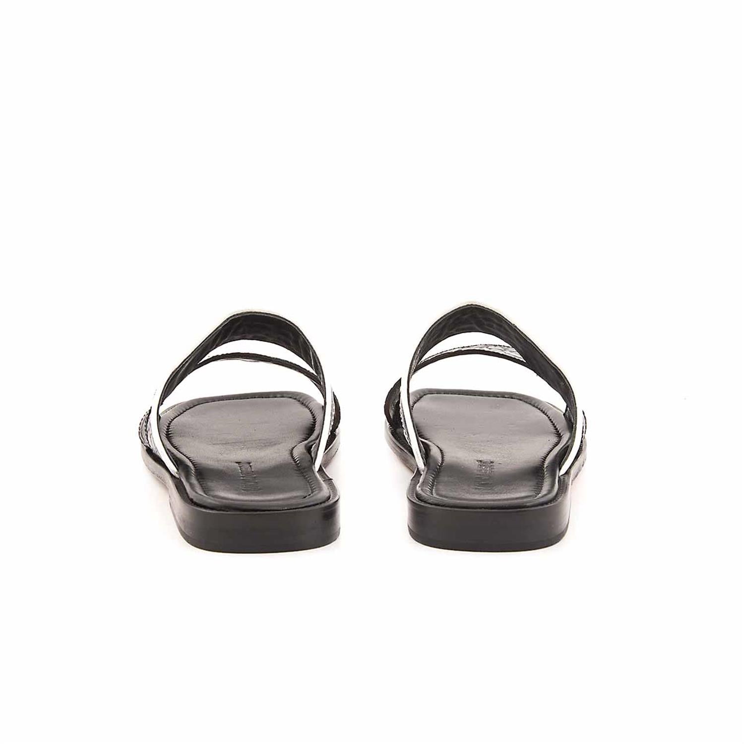 Mocassini Erkek Hakiki Deri Kösele Taban Siyah Terlik Terlik