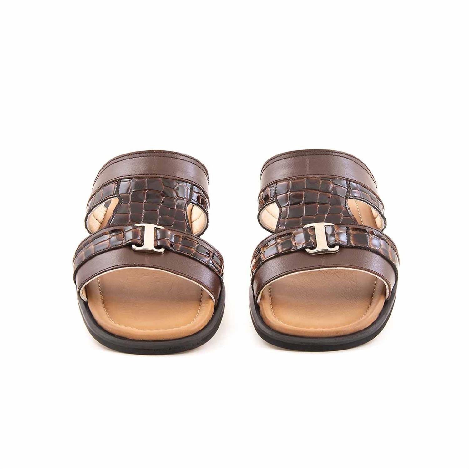 Mocassini Erkek Hakiki Deri Microlight Taban Kahverengi Terlik Terlik