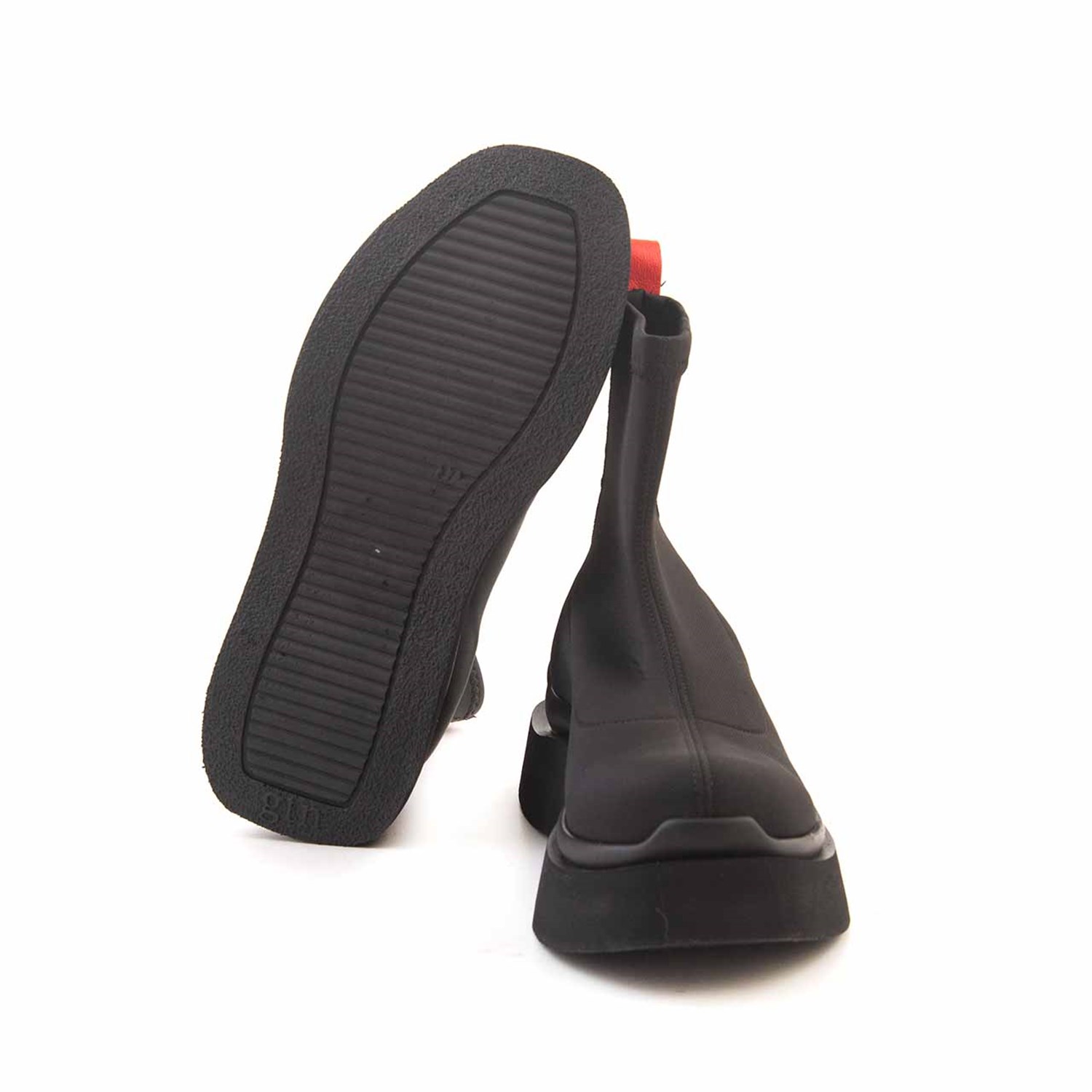 Mocassini Kadın Hakiki Deri Eva Taban Siyah Günlük Bot