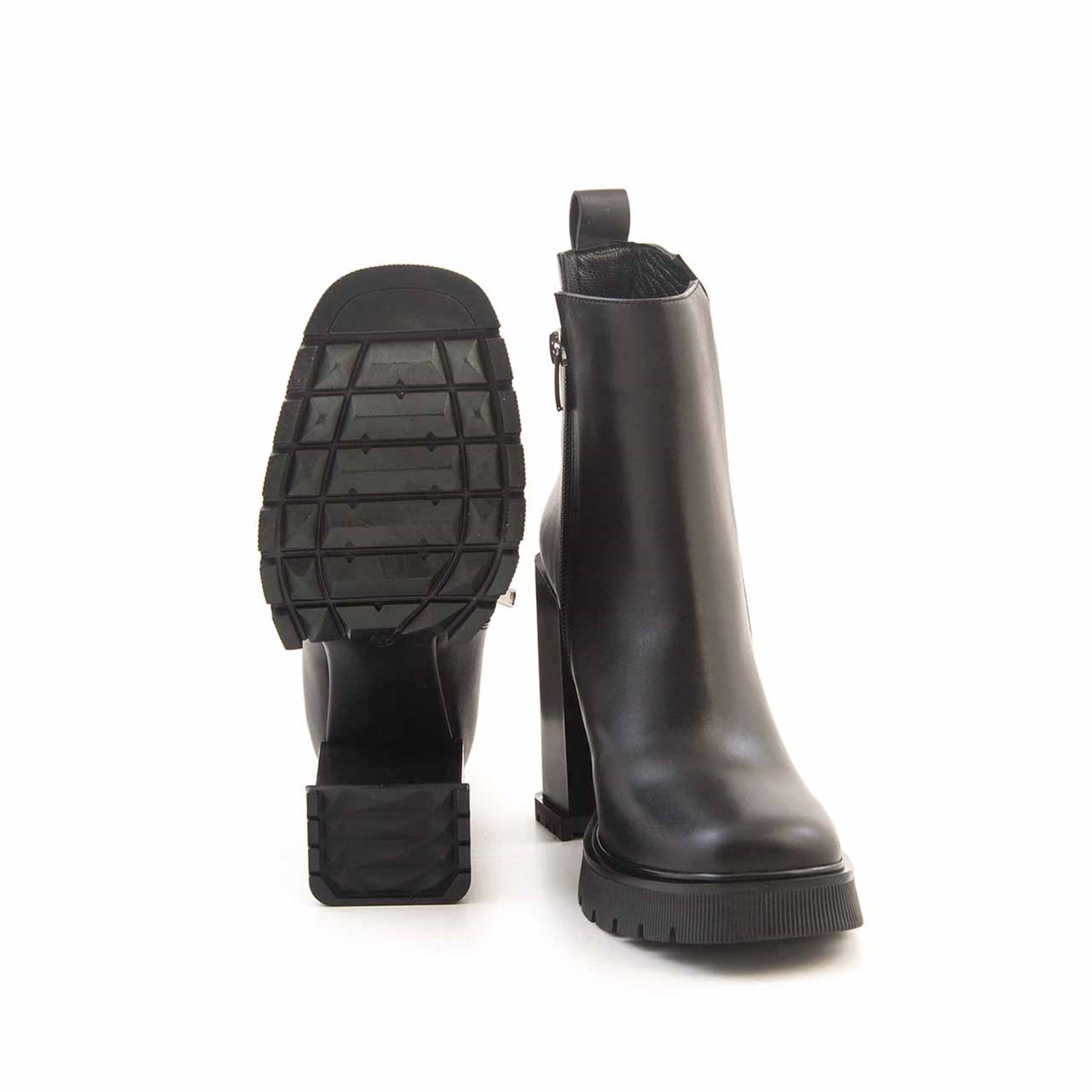 Mocassini Kadın Hakiki Deri Eva Taban Siyah Günlük Bot