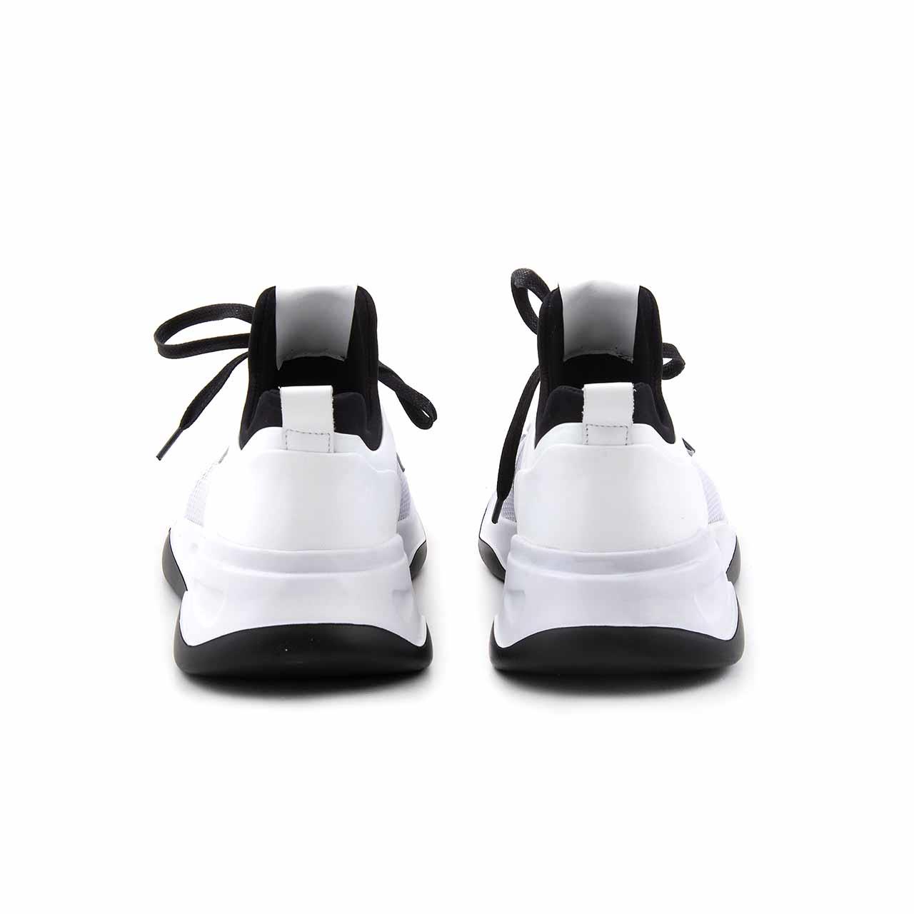 Mocassini Erkek Hakiki Deri Beyaz-Siyah Spor & Sneaker Ayakkabı