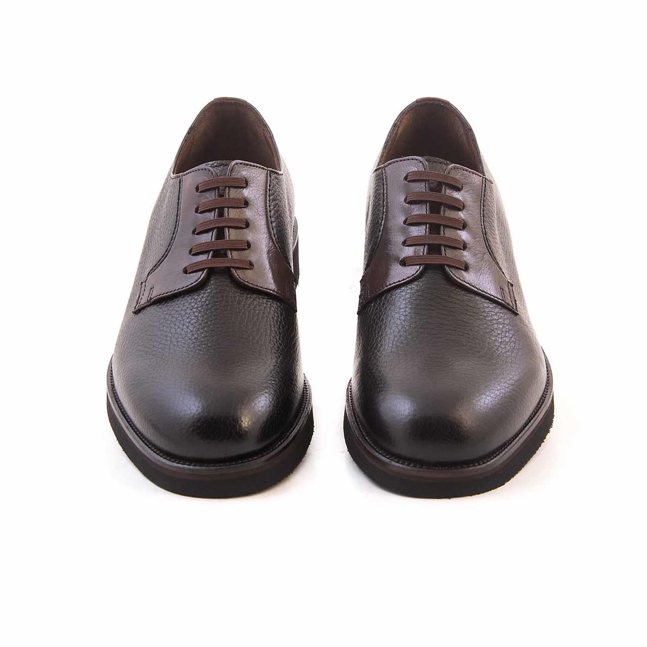 Mocassini Gold Erkek Geyik Derisi Kahverengi Klasik Ayakkabı