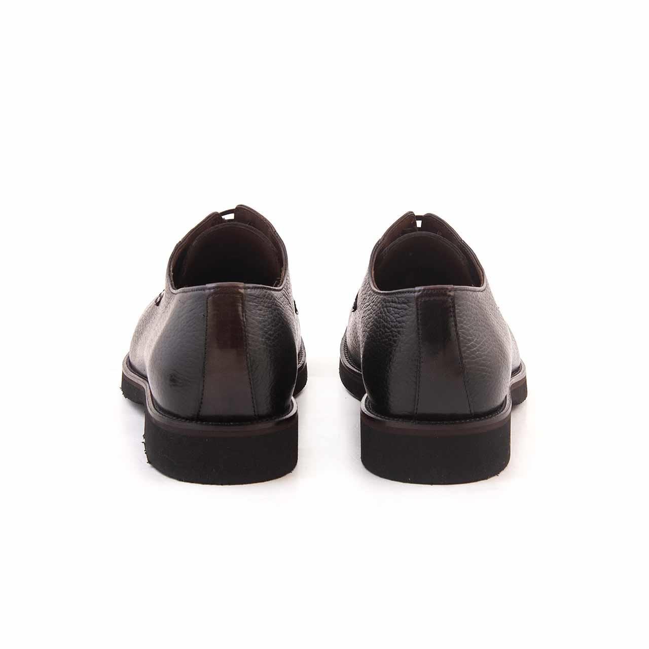 Mocassini Gold Erkek Geyik Derisi Kahverengi Klasik Ayakkabı