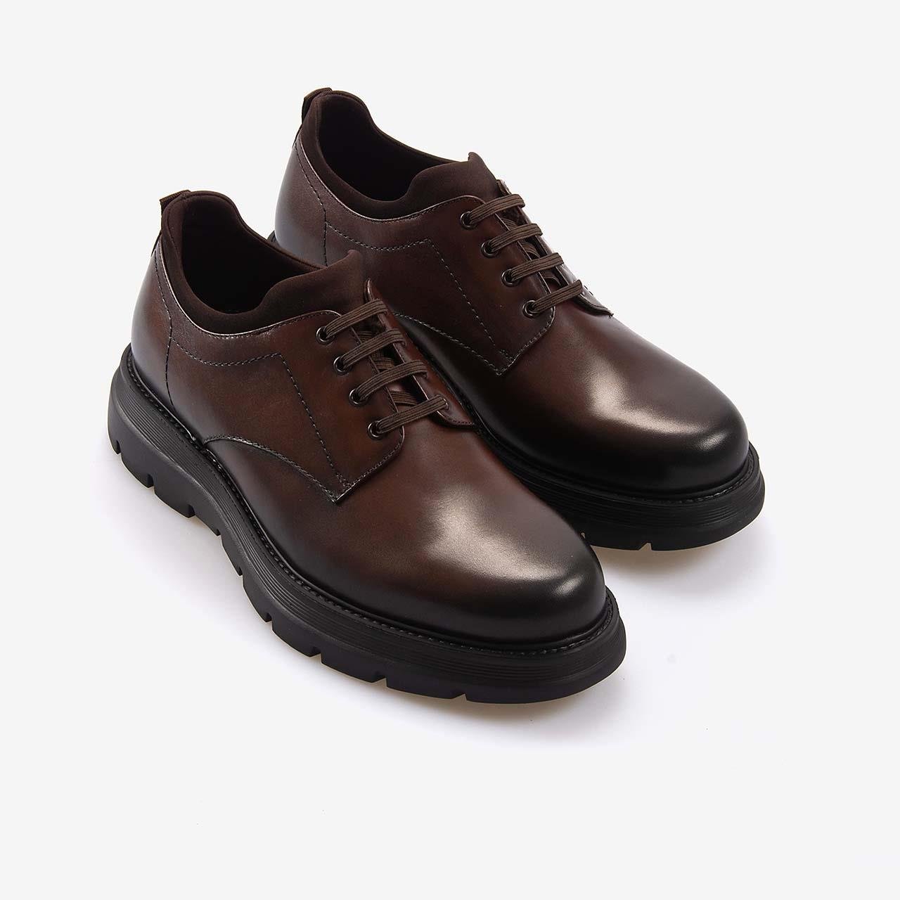 Mocassini Gold Geyik Derisi Kauçuk Taban Kahverengi Günlük Erkek Ayakkabı 67629S