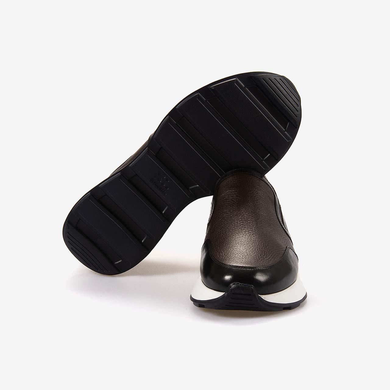 Mocassini Gold Hakiki Deri Erkek Spor & Sneaker Siyah-Kahverengirengi Ayakkabı 73702