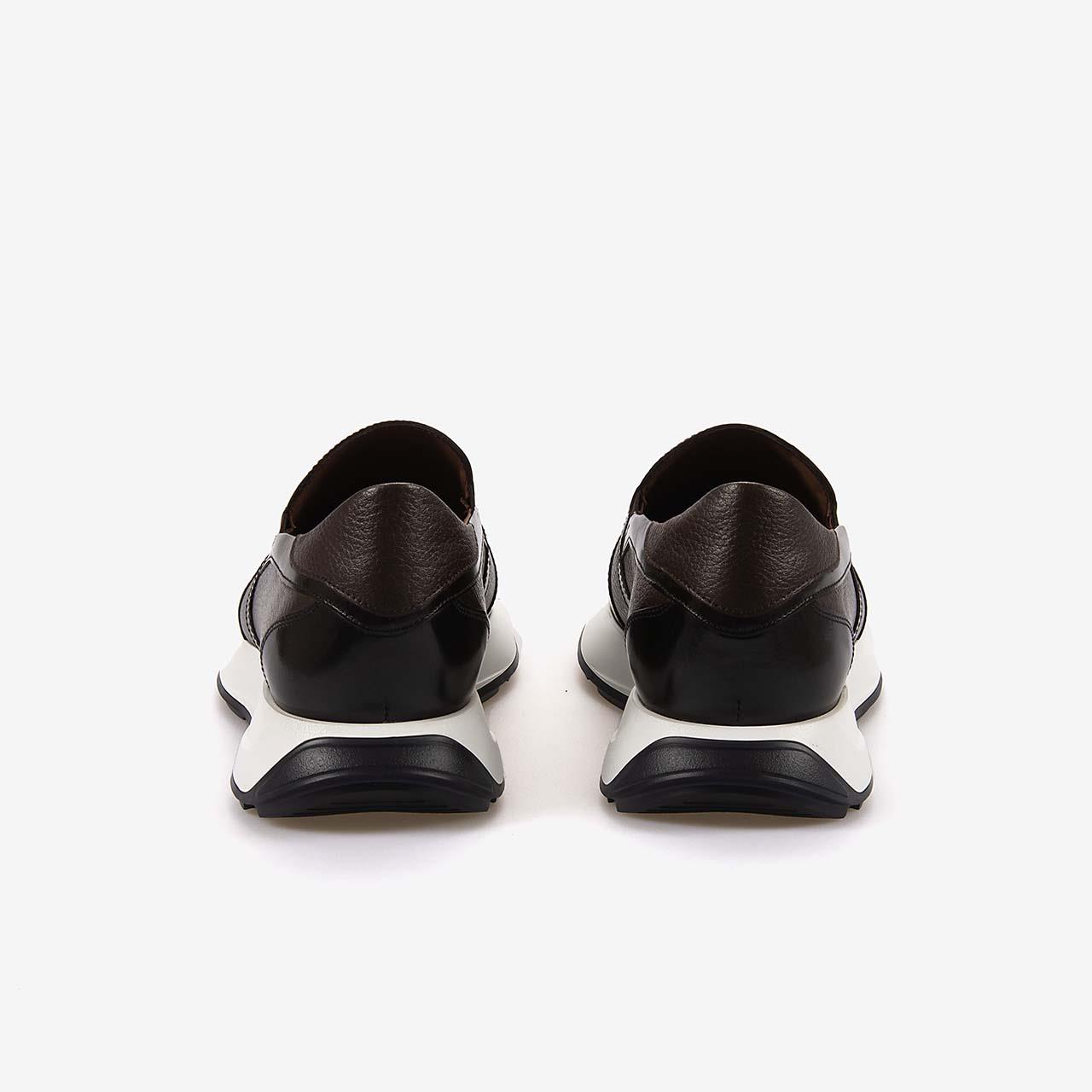 Mocassini Gold Hakiki Deri Erkek Spor & Sneaker Siyah-Kahverengirengi Ayakkabı 73702