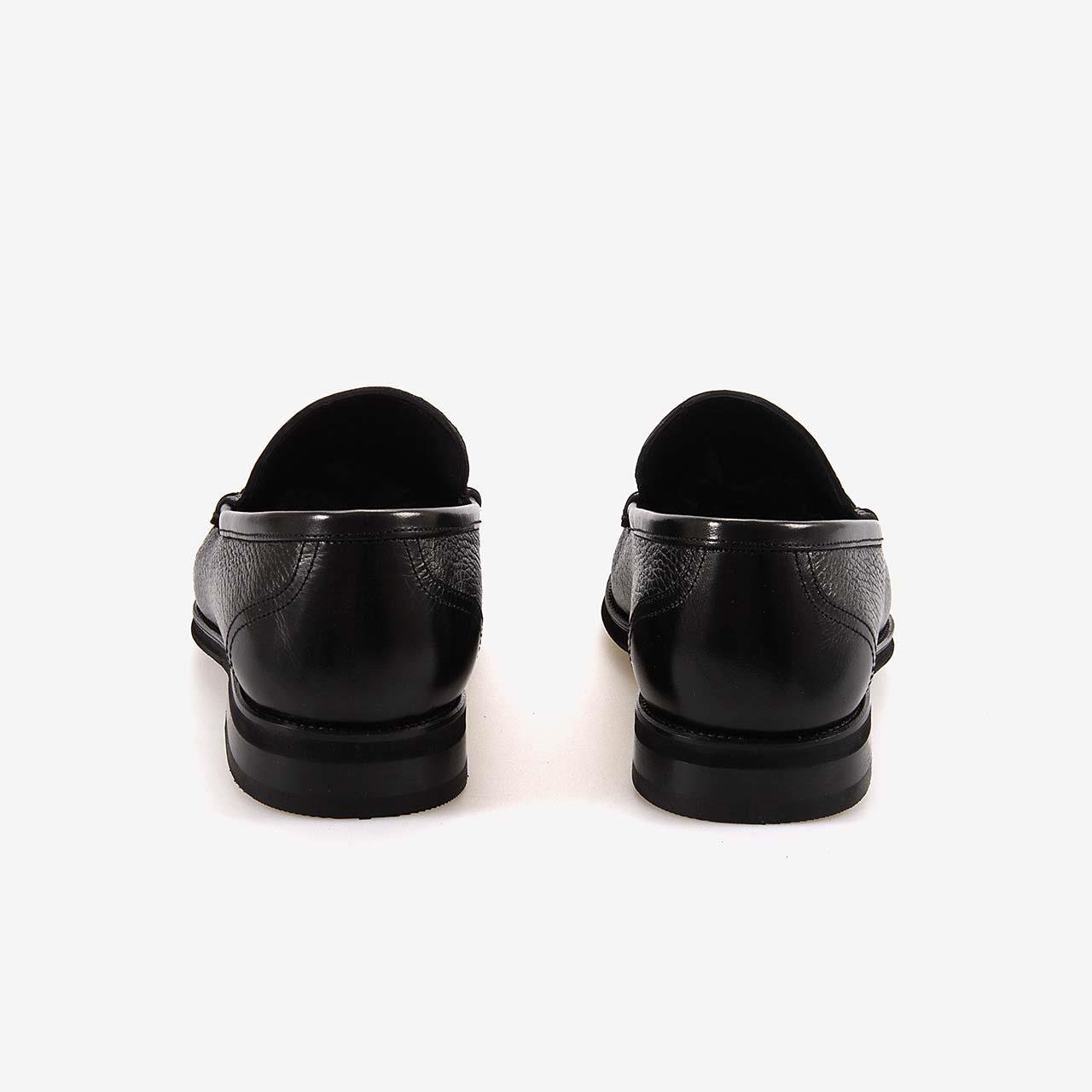 Mocassini Hakiki Deri Erkek Günlük Siyah Ayakkabı