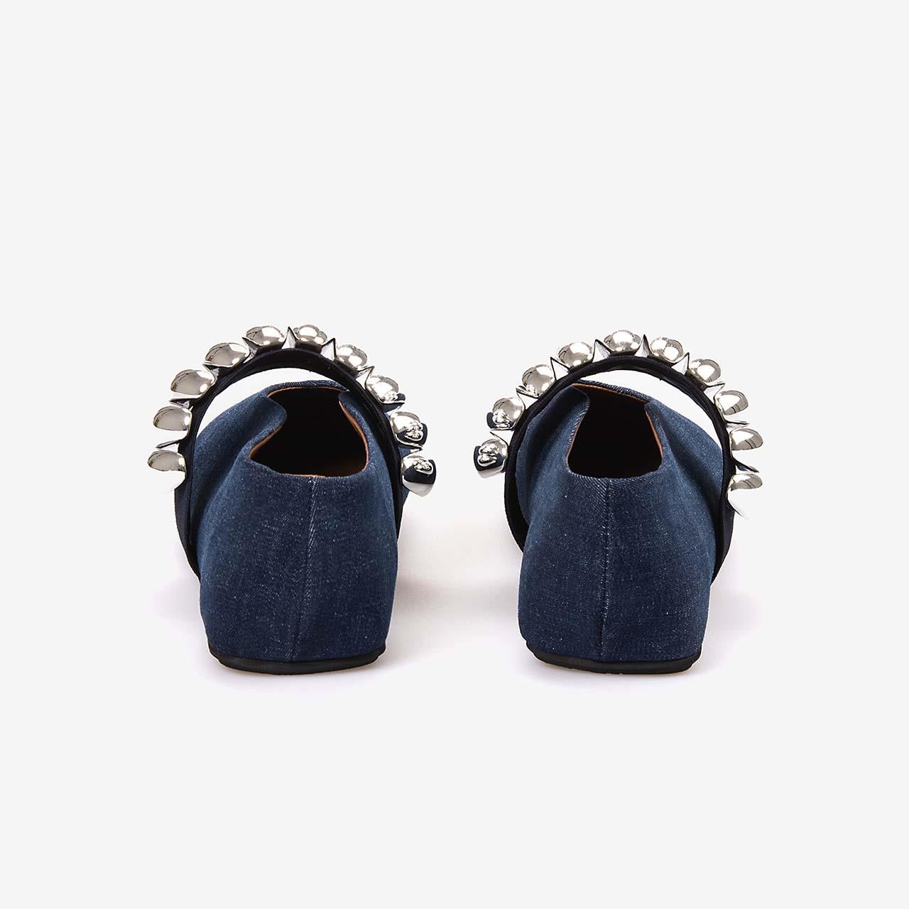 Mocassini   Kadın Denim Babet 24-01J