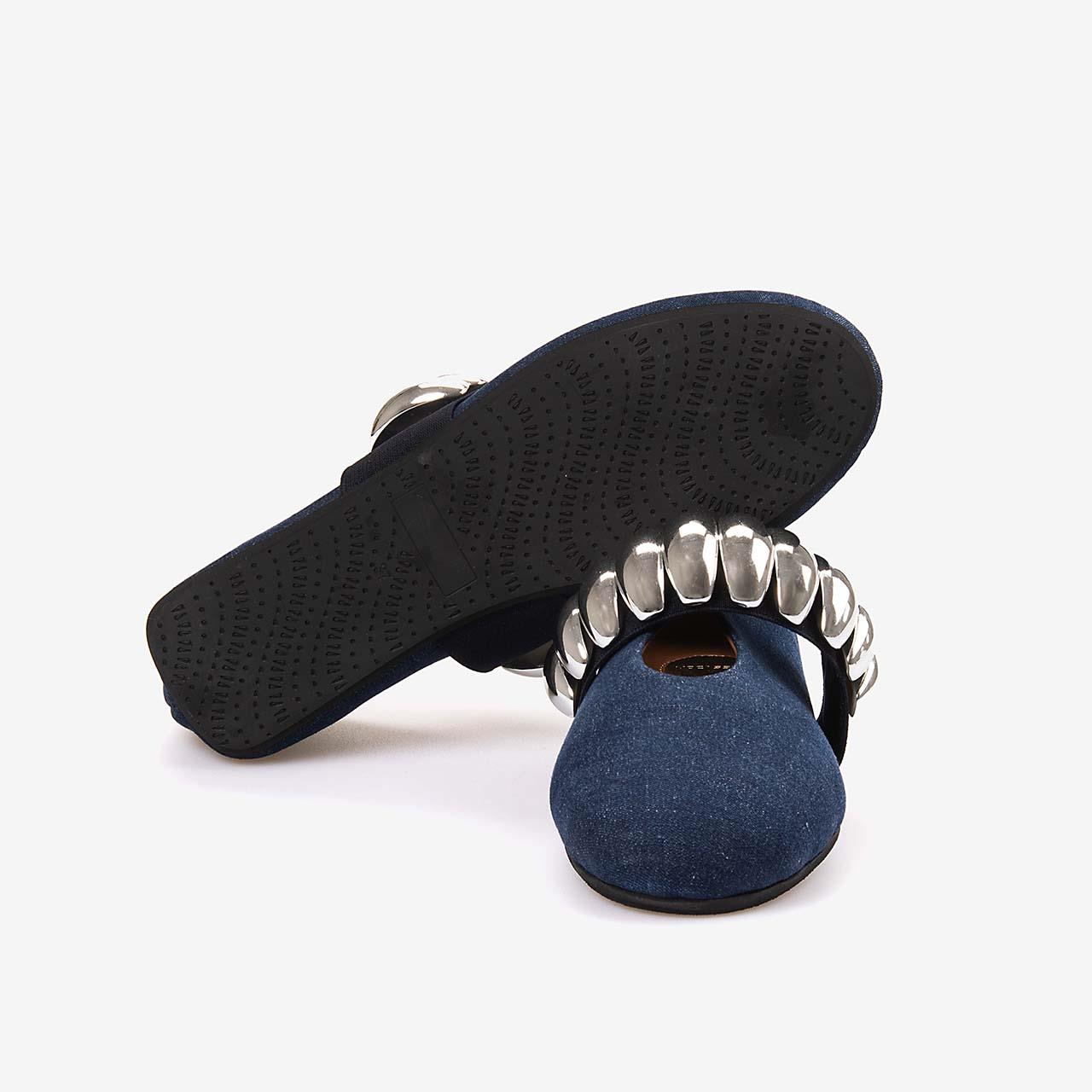Mocassini   Kadın Denim Babet 24-01J