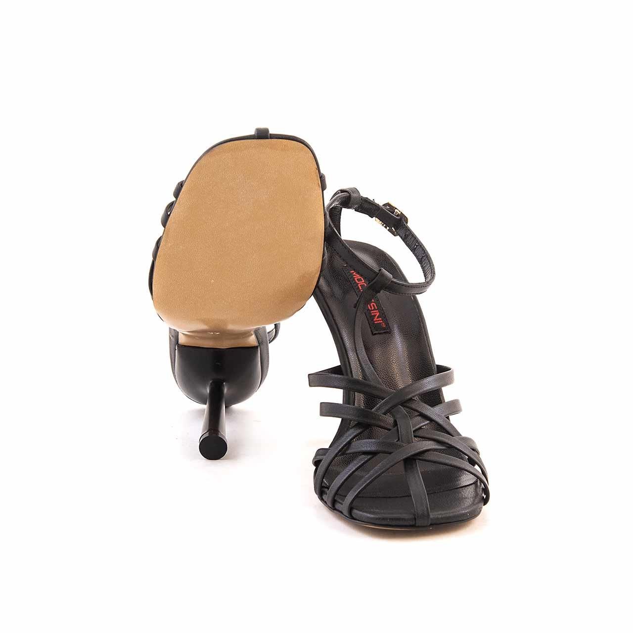 Mocassini Kadın Hakiki Deri Microlight Taban Siyah Gece & Abiye Ayakkabı