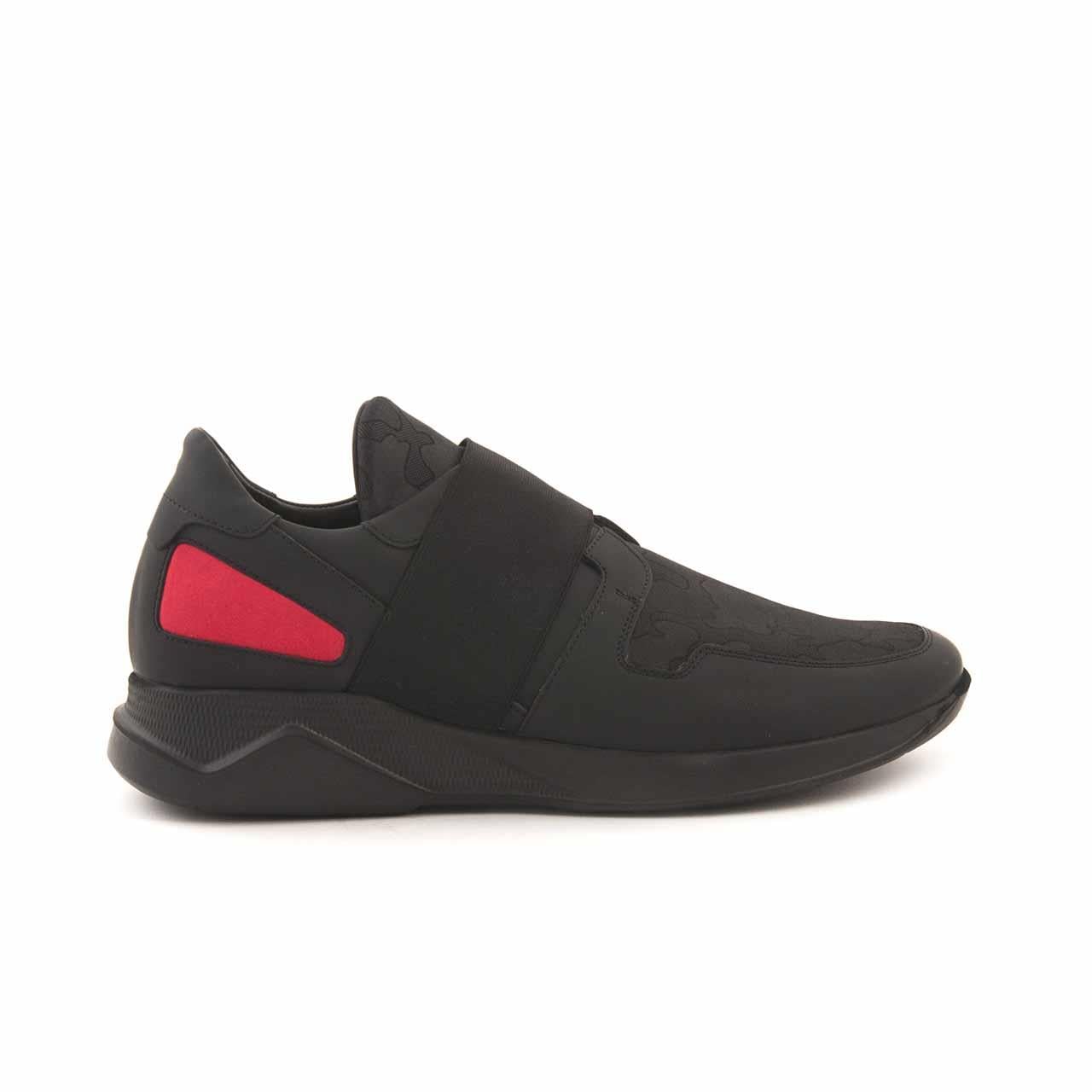 Mocassini Erkek Hakiki Deri Kauçuk Taban Siyah - Gri Spor & Sneaker Ayakkabı