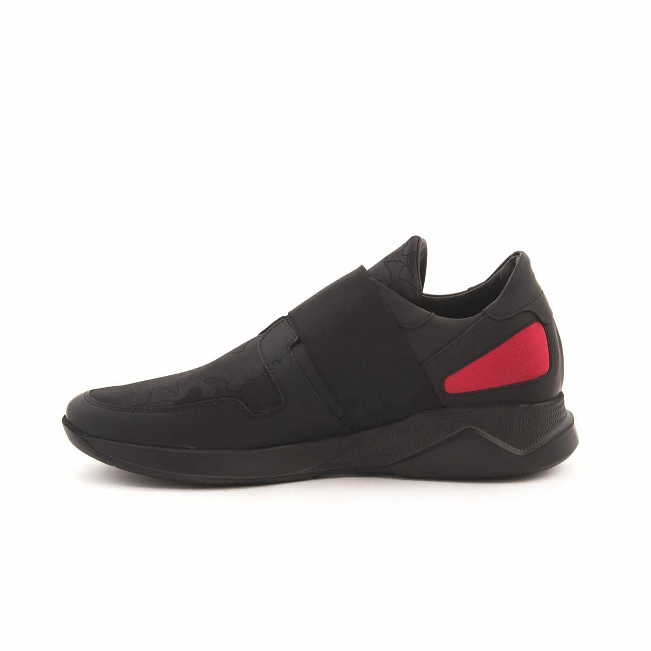 Mocassini Erkek Hakiki Deri Kauçuk Taban Siyah - Gri Spor & Sneaker Ayakkabı