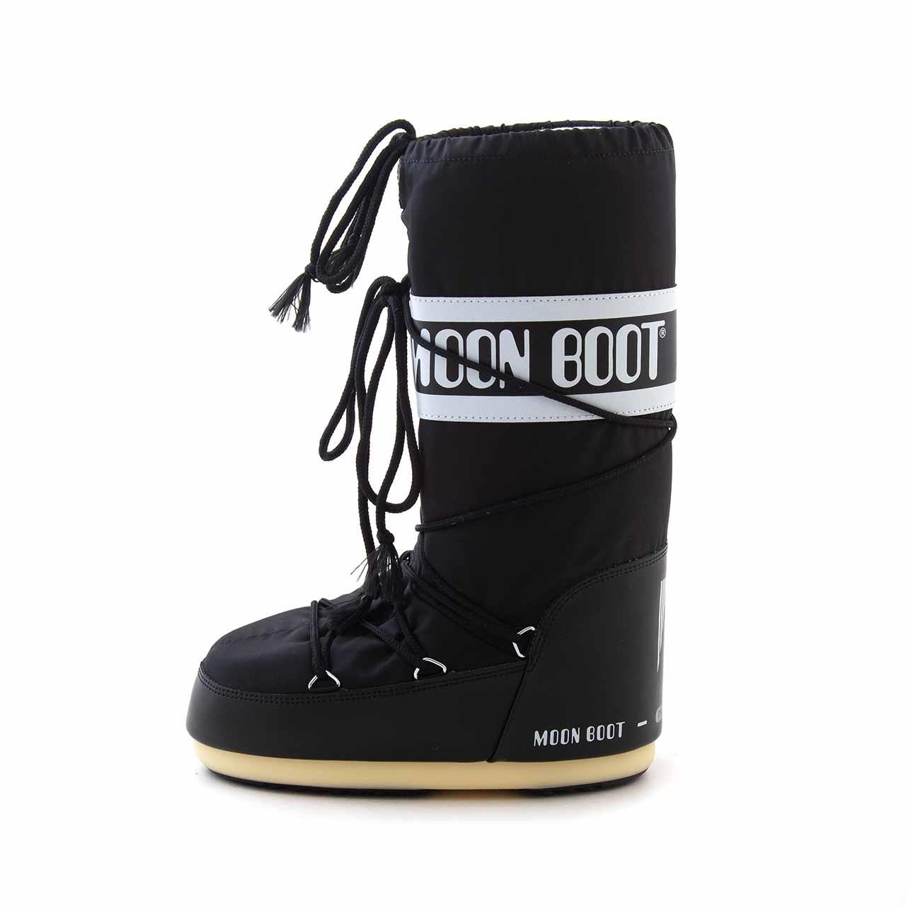 Moonboot Kadın Dolgu Taban Siyah Kar Botu Çizme