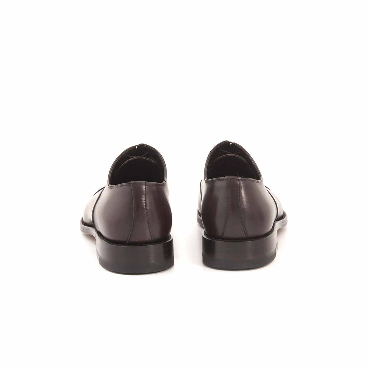 Moreschi Erkek Hakiki Deri Kösele Taban Kahverengi Klasik Ayakkabı