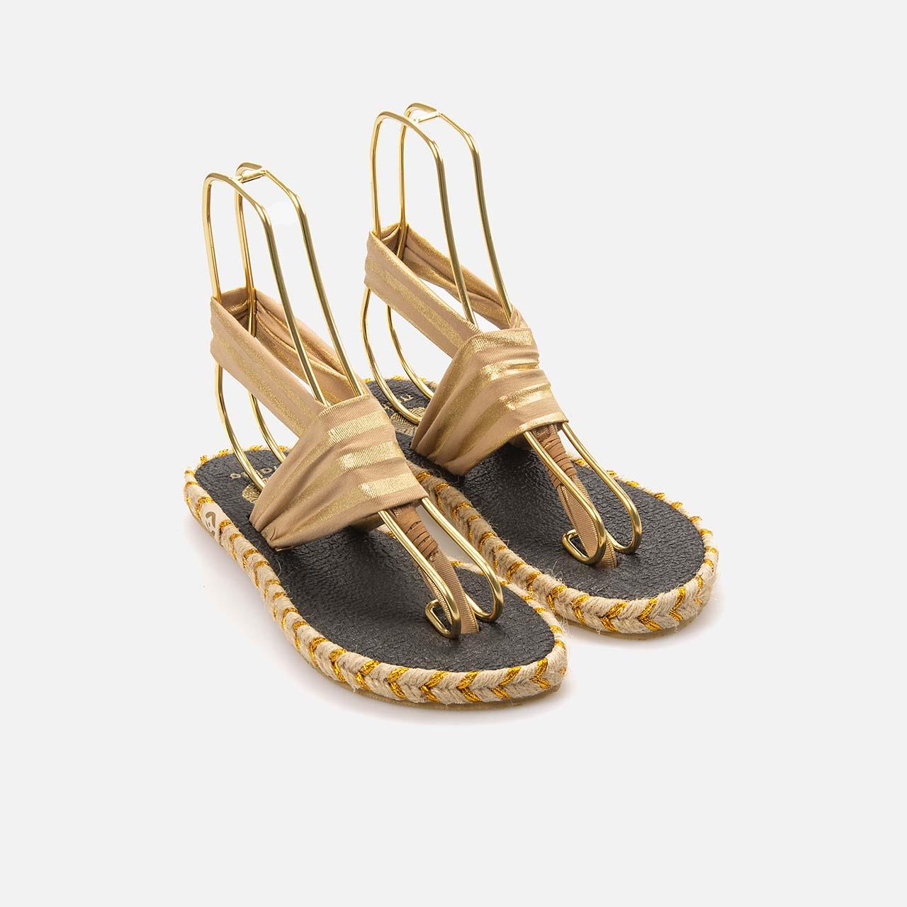 Nalho Kadın Camel-Altın Sarısı Sandalet Terlik