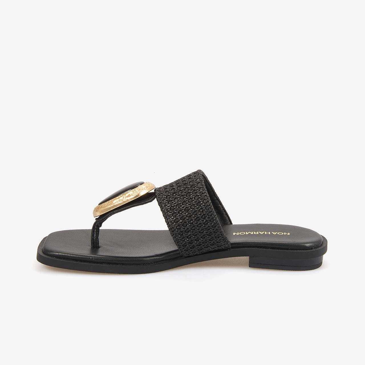 Noa Harmon Kadın AMALFI Black Parmak Arası Terlik 9970