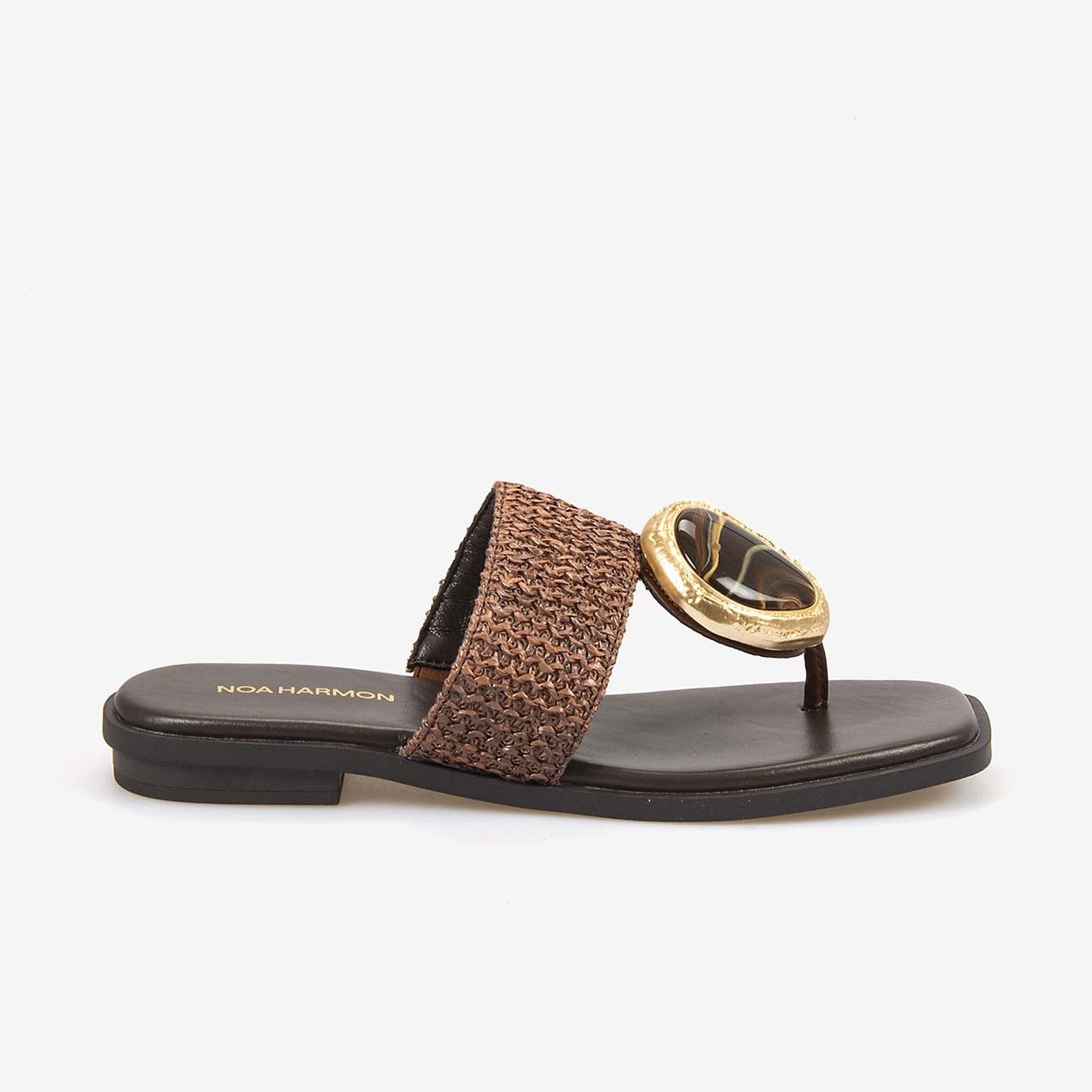Noa Harmon Kadın AMALFI Brown Parmak Arası Terlik 9970