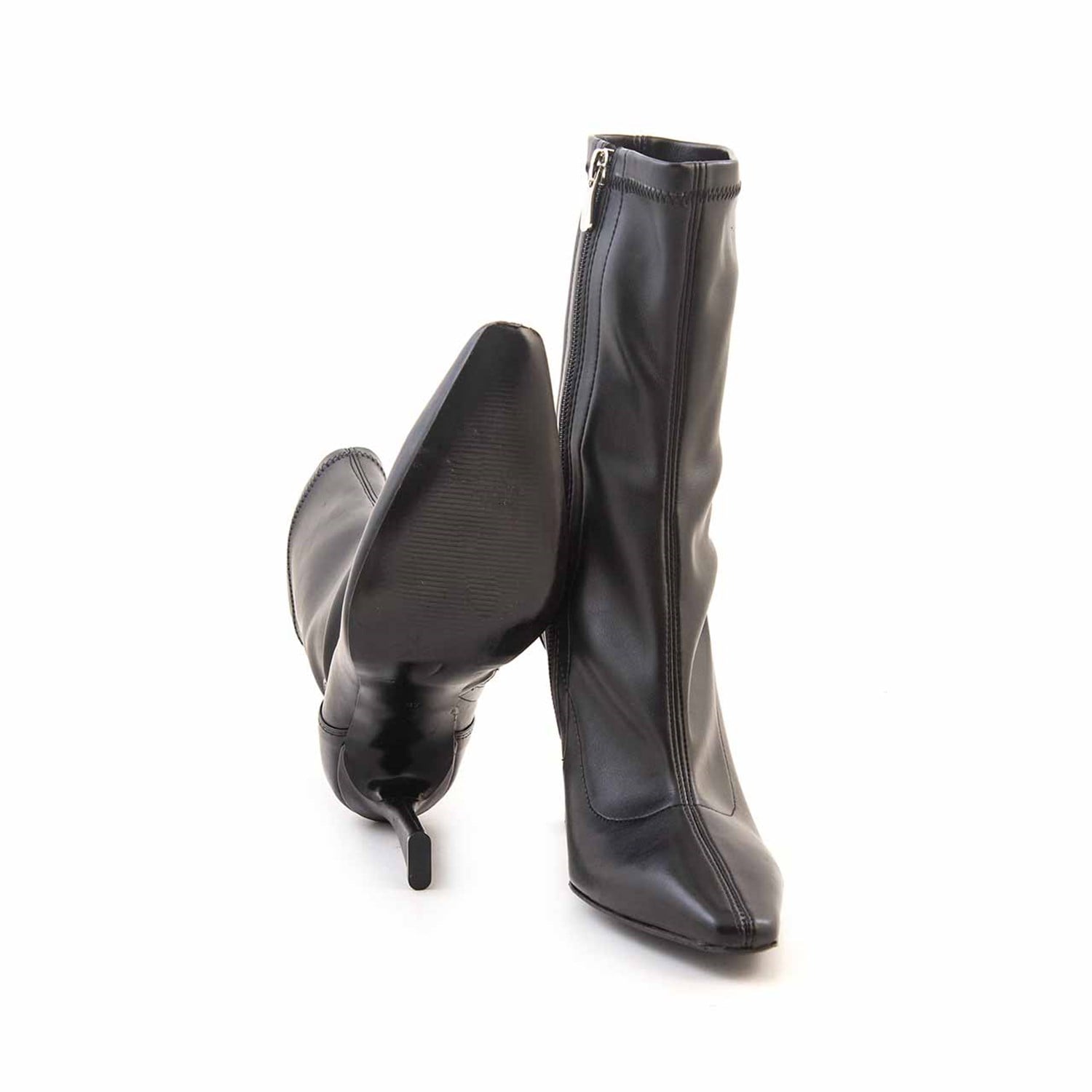 Mocassini Kadın Hakiki Deri Microlight Taban Siyah Günlük Bot