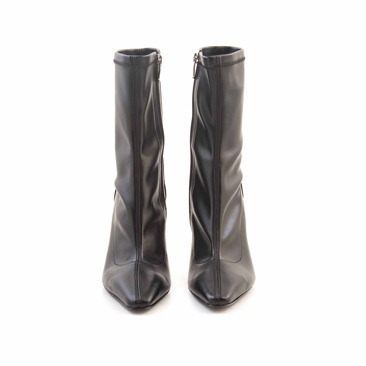 Mocassini Kadın Hakiki Deri Microlight Taban Siyah Günlük Bot