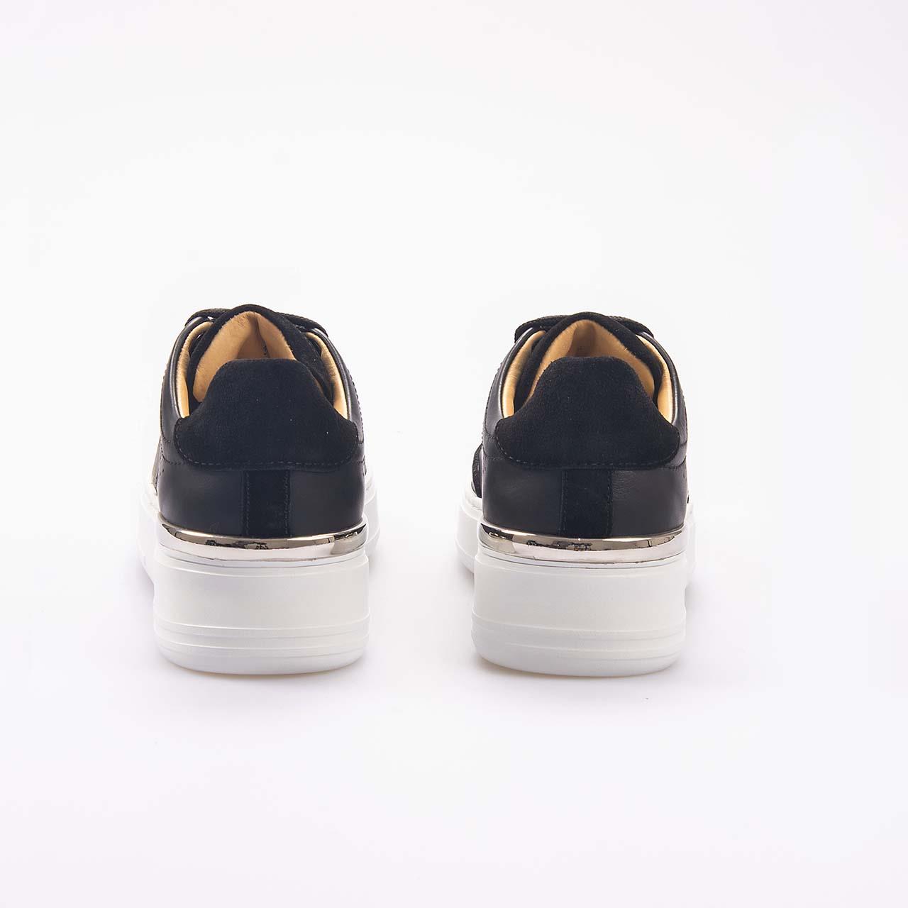 Philipp Plein Kadın Hakiki Deri Siyah Spor & Sneaker Ayakkabı