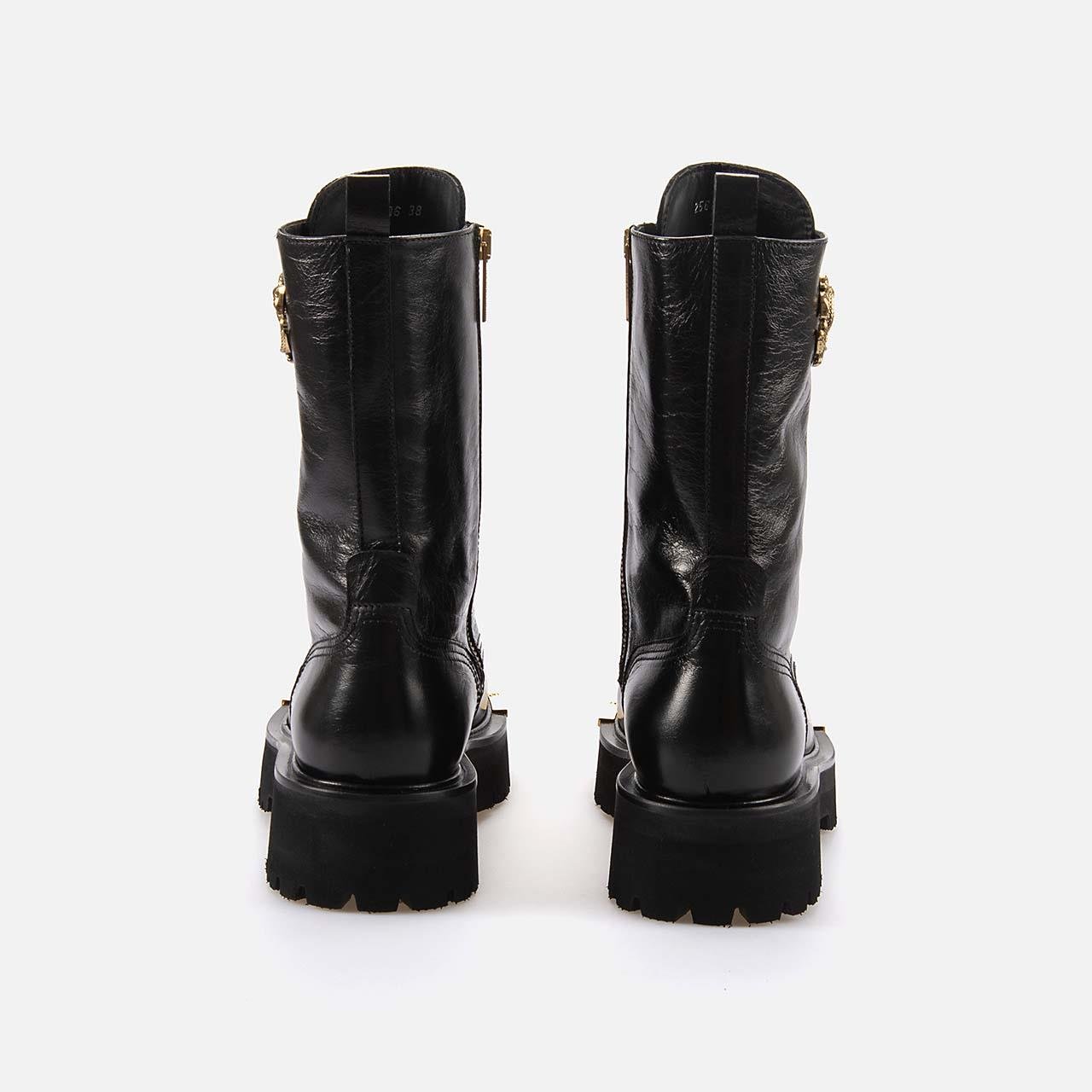 Roberto Cavalli Kadın Hakiki Deri Siyah Günlük Ayakkabı