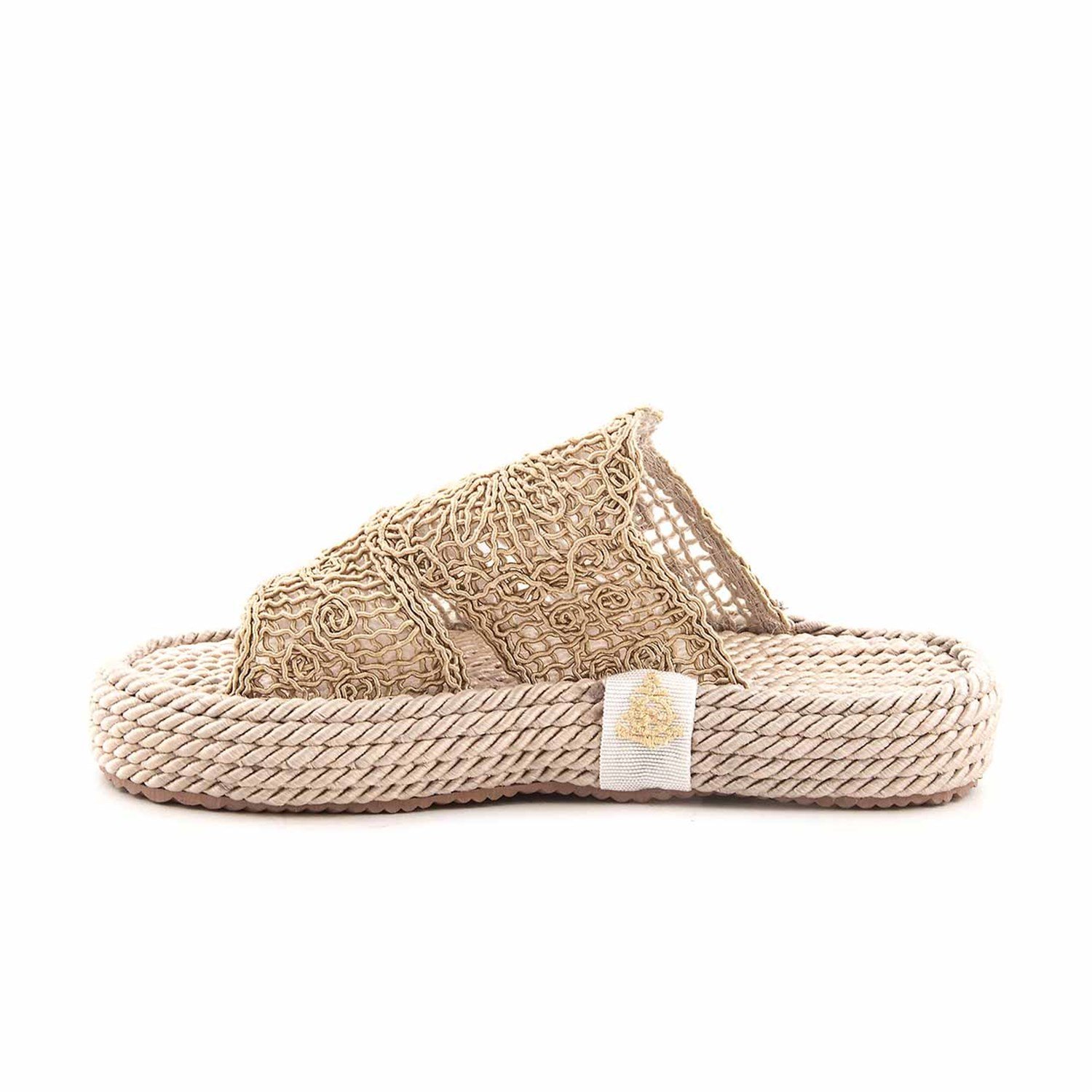 Rouge Kadın Tekstil Eva Taban Bej Terlik Terlik