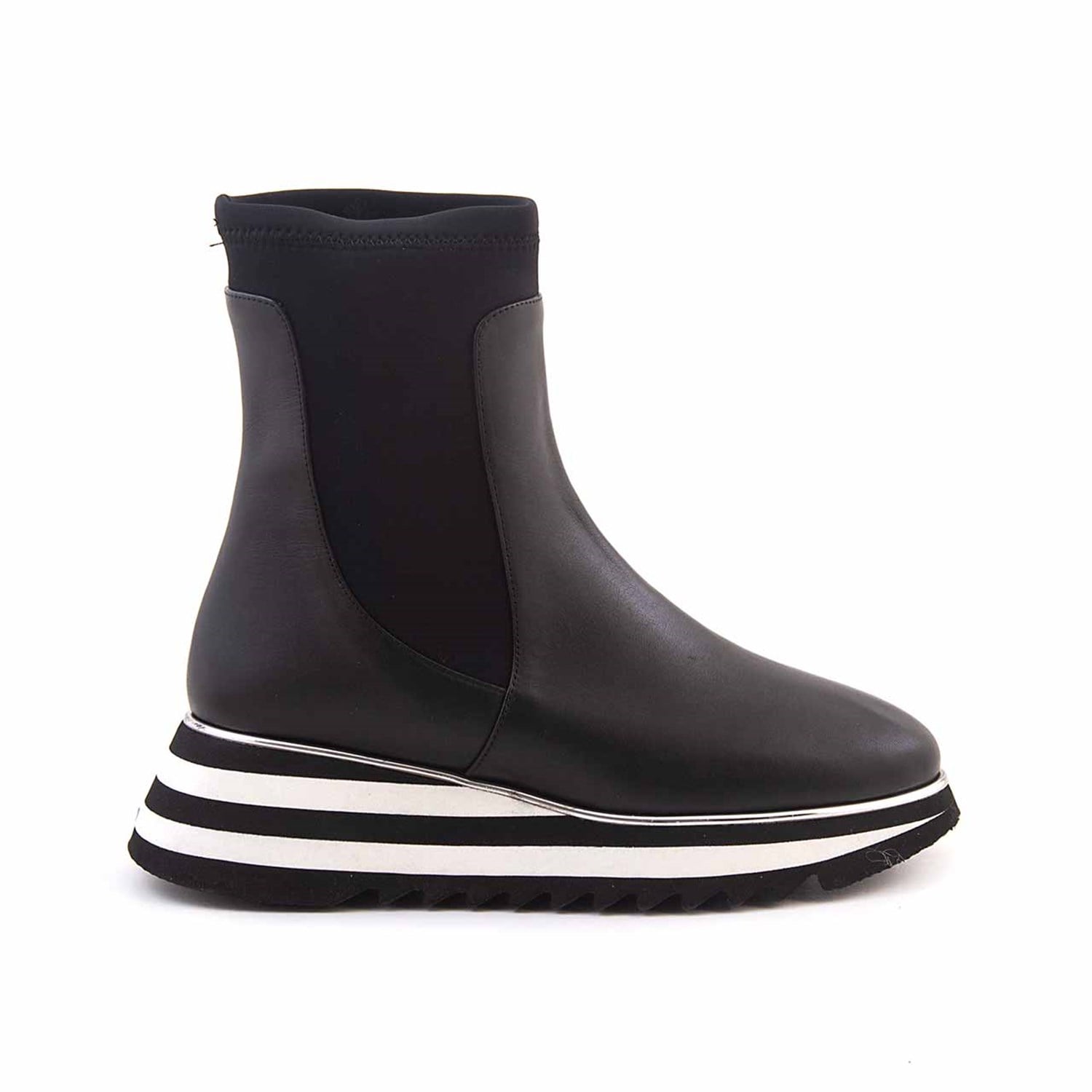 Rouge Kadın Hakiki Deri Eva Taban Siyah Günlük Bot