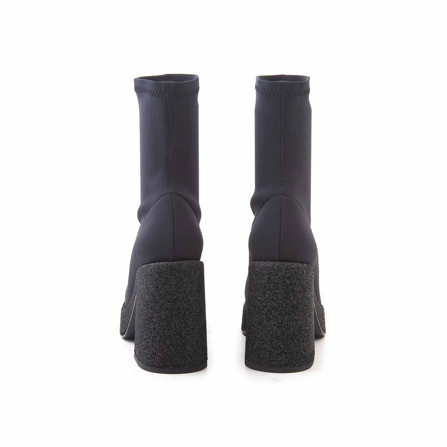 Rouge Kadın Hakiki Deri Neolit Taban Siyah Topuklu Bot 