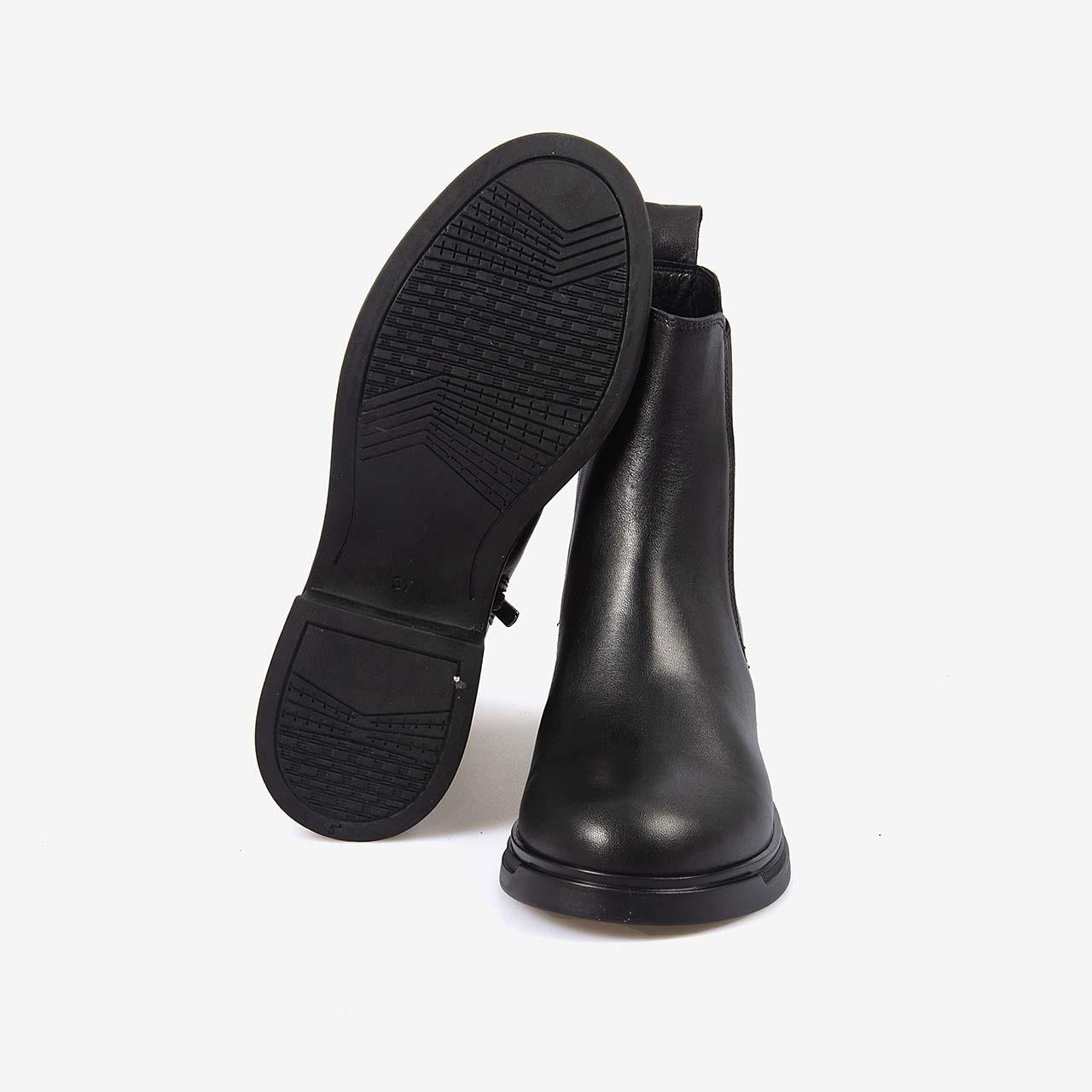 Rouge Hakiki Deri Kadın Chelsea Bot 360