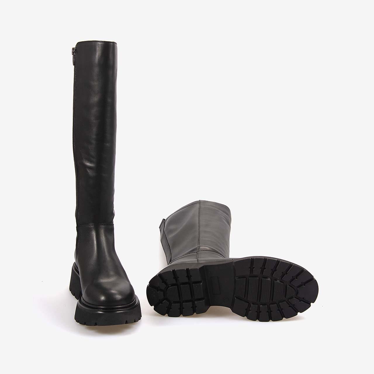 Rouge Hakiki Deri Kadın Günlük Çizme 1700-5024